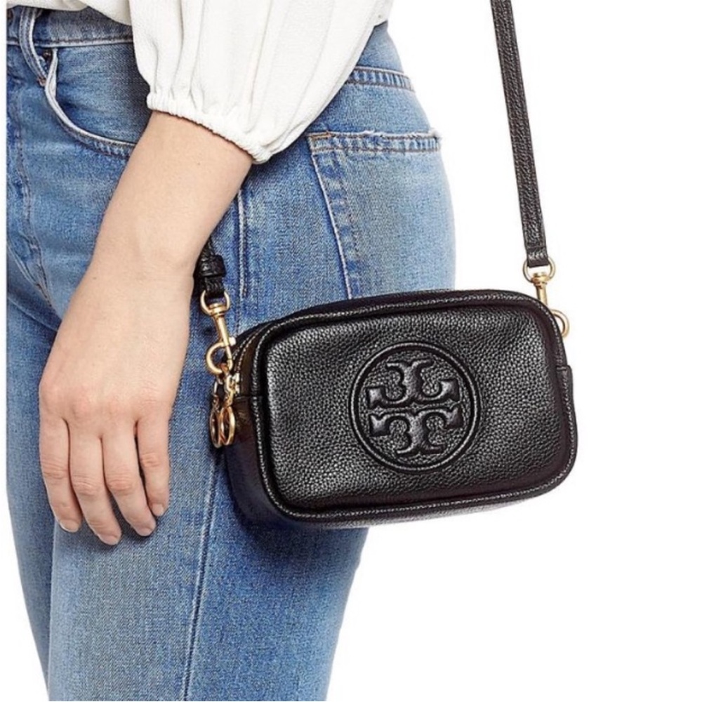 TORY BURCH Crossbody Bag Perry Bombe Mini, Black